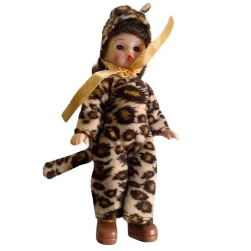 Madame Alexander Halloween Leopard Costume Doll 5" Adorable Collectible Figurine